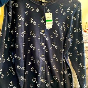 Anchor cardigan